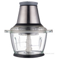 Quality electric food chopper with glass bowl